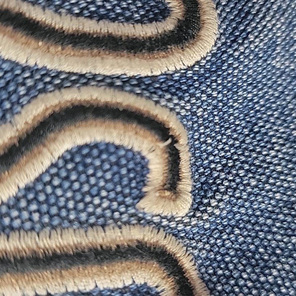 HARLEY‎ DAVIDSON V-Twin Power Embroidered Denim VTG Zip Bomber Biker Jacket XL - Picture 13 of 16